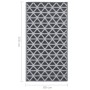 Außenteppich ARAKIL schwarz 80x150 cm PP von vidaXL, Outdoor-Protektoren - Ref: Foro24-310416, Preis: 26,22 €, Rabatt: %