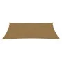 HDPE-Segelmarkise in Taupe-Grau, 160 g/m², 4x7 m. von vidaXL, Sonnenschirme - Ref: Foro24-311410, Preis: 61,52 €, Rabatt: %