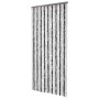 Cortina mosquitera chenilla gris y blanco 118x220 cm by vidaXL, Mosquito nets for windows - Ref: Foro24-315125, Price: 64,12 ...