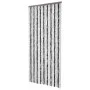 Cortina mosquitera chenilla gris y blanco 118x220 cm de vidaXL, Mosquiteras para ventanas - Ref: Foro24-315125, Precio: 71,98...
