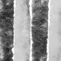 Moskitonetz-Vorhang aus grauem und weißem Chenille-Stoff, 118x220 cm. von vidaXL, Moskitonetze für Fenster - Ref: Foro24-3151...