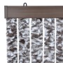 Cortina mosquitera chenilla marrón y beige 118x220 cm de vidaXL, Mosquiteras para ventanas - Ref: Foro24-315131, Precio: 69,2...