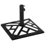 Base de sombrilla de hierro fundido negro 44x44x31 cm de vidaXL, Bases para sombrillas - Ref: Foro24-317763, Precio: 56,23 €,...