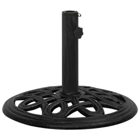 Base de sombrilla de hierro fundido negro 44x44x32 cm de vidaXL, Bases para sombrillas - Ref: Foro24-317768, Precio: 67,11 €,...