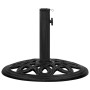 Base de sombrilla de hierro fundido negro 44x44x32 cm de vidaXL, Bases para sombrillas - Ref: Foro24-317768, Precio: 68,56 €,...