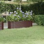 Jardinera arriate acero recubrimiento polvo marrón 152x40x36 cm by vidaXL, Pots and planters - Ref: Foro24-318870, Price: 37,...