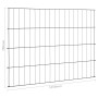 Grünes gewölbtes Gartenzaun-Set 115x79 cm von vidaXL, Zaunpaneele - Ref: Foro24-146105, Preis: 91,49 €, Rabatt: %