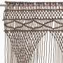 Cortina de macramé algodón gris taupé 140x240 cm de vidaXL, Cortinas y visillos - Ref: Foro24-323984, Precio: 52,61 €, Descue...