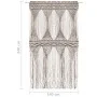 Graue Taupe-Makramee-Baumwollvorhang 140x240 cm von vidaXL, Vorhänge und Gardinen - Ref: Foro24-323984, Preis: 51,68 €, Rabat...