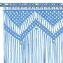 Cortina de macramé algodón azul 140x240 cm by vidaXL, Curtains and curtains - Ref: Foro24-323986, Price: 41,88 €, Discount: %