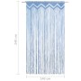 Cortina de macramé algodón azul 140x240 cm by vidaXL, Curtains and curtains - Ref: Foro24-323986, Price: 42,56 €, Discount: %