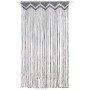 Graue anthrazitfarbene Makramee-Baumwollgardine 140x240 cm von vidaXL, Vorhänge und Gardinen - Ref: Foro24-323992, Preis: 54,...