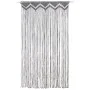 Graue anthrazitfarbene Makramee-Baumwollgardine 140x240 cm von vidaXL, Vorhänge und Gardinen - Ref: Foro24-323992, Preis: 41,...