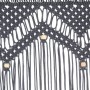 Cortina de macramé algodón gris antracita 140x240 cm by vidaXL, Curtains and curtains - Ref: Foro24-323992, Price: 54,80 €, D...