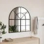 Espejo de pared arco de hierro negro 80x80 cm by vidaXL, Mirrors - Ref: Foro24-3200631, Price: 126,67 €, Discount: %