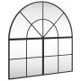 Espejo de pared arco de hierro negro 80x80 cm by vidaXL, Mirrors - Ref: Foro24-3200631, Price: 126,67 €, Discount: %