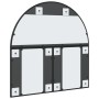 Schwarzer Eisenbogen-Wandspiegel 80x80 cm von vidaXL, Spiegel - Ref: Foro24-3200631, Preis: 137,47 €, Rabatt: %