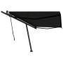 Toldo de pie retráctil manual gris antracita 500x300 cm by vidaXL, Awnings - Ref: Foro24-3069779, Price: 585,43 €, Discount: %
