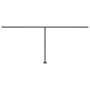 Toldo de pie retráctil manual gris antracita 500x300 cm de vidaXL, Toldos - Ref: Foro24-3069779, Precio: 636,36 €, Descuento: %