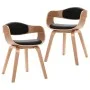 Dining chairs 2 units curved wood and synthetic leather by vidaXL, dining chairs - Ref: Foro24-287388, Price: 279,97 €, Disco...