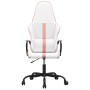 Silla gaming con masaje cuero sintético rosa y blanco by vidaXL, Gaming chairs - Ref: Foro24-345565, Price: 105,19 €, Discoun...