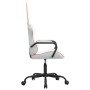 Silla gaming con masaje cuero sintético rosa y blanco by vidaXL, Gaming chairs - Ref: Foro24-345565, Price: 105,19 €, Discoun...