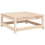 Taburete de jardín con cojín madera maciza de pino by vidaXL, Modular outdoor sofas - Ref: Foro24-838094, Price: 62,39 €, Dis...