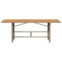 Gartentisch mit PE-Rattan-Oberfläche in Beige aus Holz, 190x80x74 cm. von vidaXL, Gartentische - Ref: Foro24-365311, Preis: 2...