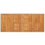 Mesa de jardín superficie de madera ratán PE beige 190x80x74 cm by vidaXL, Garden tables - Ref: Foro24-365311, Price: 243,16 ...