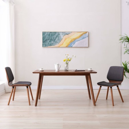 Esszimmerstühle 2 Einheiten aus grauem Stoff von vidaXL, Essstühle - Ref: Foro24-287384, Preis: 305,03 €, Rabatt: %