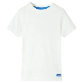 Kinder-T-Shirt in Rohweiß, Größe 140. von vidaXL, Kinder-T-Shirts - Ref: Foro24-12398, Preis: 7,99 €, Rabatt: %