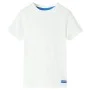 Kinder-T-Shirt in Rohweiß, Größe 140. von vidaXL, Kinder-T-Shirts - Ref: Foro24-12398, Preis: 7,99 €, Rabatt: %