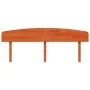 Cabecero de cama madera maciza de pino marrón cera 200 cm de vidaXL, Cabeceros y pies de cama - Ref: Foro24-842489, Precio: 5...