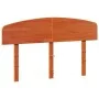 Cabecero de cama madera maciza de pino marrón cera 140 cm de vidaXL, Cabeceros y pies de cama - Ref: Foro24-842505, Precio: 4...