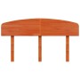 Cabecero de cama madera maciza de pino marrón cera 140 cm