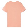 Camiseta infantil naranja claro 140