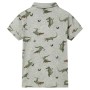 Hellbeige melierte Kinderhemd Größe 116 von vidaXL, Kinder-T-Shirts - Ref: Foro24-12106, Preis: 10,55 €, Rabatt: %