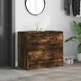 Rauchige Eichenholz-Ingenieur-Holzschuhmacher 80x42x69 cm von vidaXL, Schuhregale und Schuhorganisatoren - Ref: Foro24-840005...
