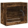 Zapatero de madera de ingeniería roble ahumado 80x42x69 cm by vidaXL, Shoe racks and shoe organizers - Ref: Foro24-840005, Pr...