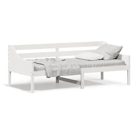Schlafsofa aus massivem weißem Kiefernholz, 100 x 200 cm von vidaXL, Betten und Lattenroste - Ref: Foro24-842835, Preis: 121,...