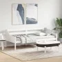 Sofá cama de madera maciza de pino blanco 100x200 cm de vidaXL, Camas y somieres - Ref: Foro24-842835, Precio: 121,40 €, Desc...
