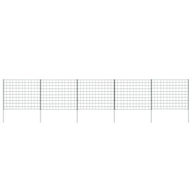Green arched garden fence set 77.3x26 cm by vidaXL, fence panels - Ref: Foro24-146102, Price: 62,99 €, Discount: %