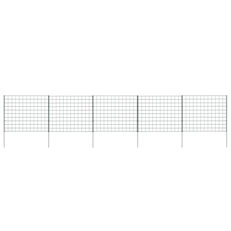 Grünes gewölbtes Gartenzaun-Set 77,3 x 26 cm von vidaXL, Zaunpaneele - Ref: Foro24-146102, Preis: 62,48 €, Rabatt: %