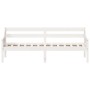 Sofá cama de madera maciza de pino blanco 100x200 cm de vidaXL, Camas y somieres - Ref: Foro24-842835, Precio: 125,62 €