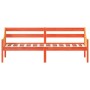 Sofá cama de madera maciza de pino marrón cera 100x200 cm de vidaXL, Camas y somieres - Ref: Foro24-842837, Precio: 125,14 €,...