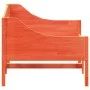 Wax brown solid pine wood sofa bed 100x200 cm by vidaXL, Beds and slatted bases - Ref: Foro24-842837, Price: 121,06 €, Discou...