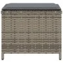 Taburetes de jardín con cojines 4 uds ratán PE gris 41x41x36 cm by vidaXL, Outdoor ottomans - Ref: Foro24-365043, Price: 93,1...