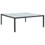 Synthetic black rattan garden dining table 200x200x74 cm by vidaXL, Garden tables - Ref: Foro24-46132, Price: 267,71 €, Disco...