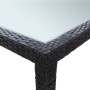 Synthetic black rattan garden dining table 200x200x74 cm by vidaXL, Garden tables - Ref: Foro24-46132, Price: 270,39 €, Disco...