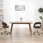 Swivel dining chair bentwood black synthetic leather by vidaXL, dining chairs - Ref: Foro24-287421, Price: 145,04 €, Discount: %